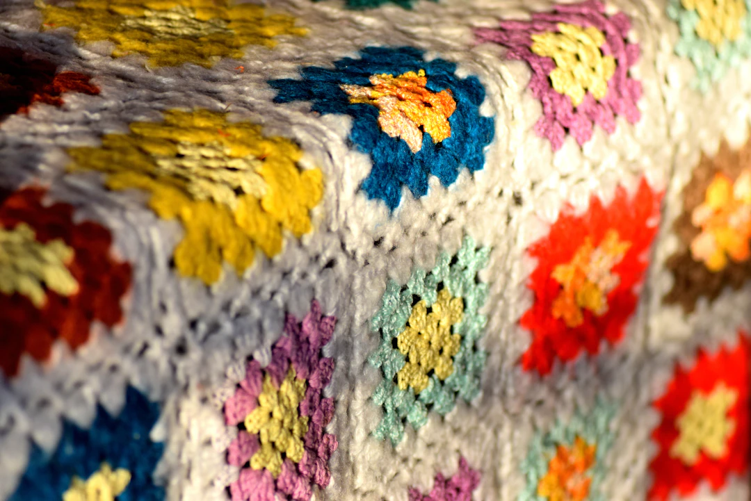 Crochet border and blanket edge