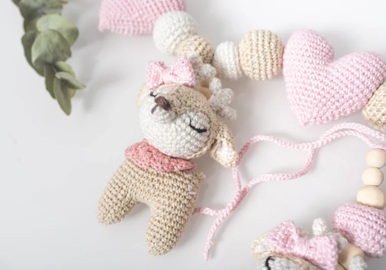 Handmade seasonal crochet decoration